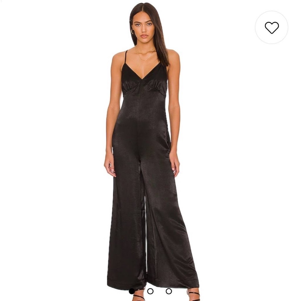 NWT WeWoreWhat Slip Wide Leg Jumpsuit